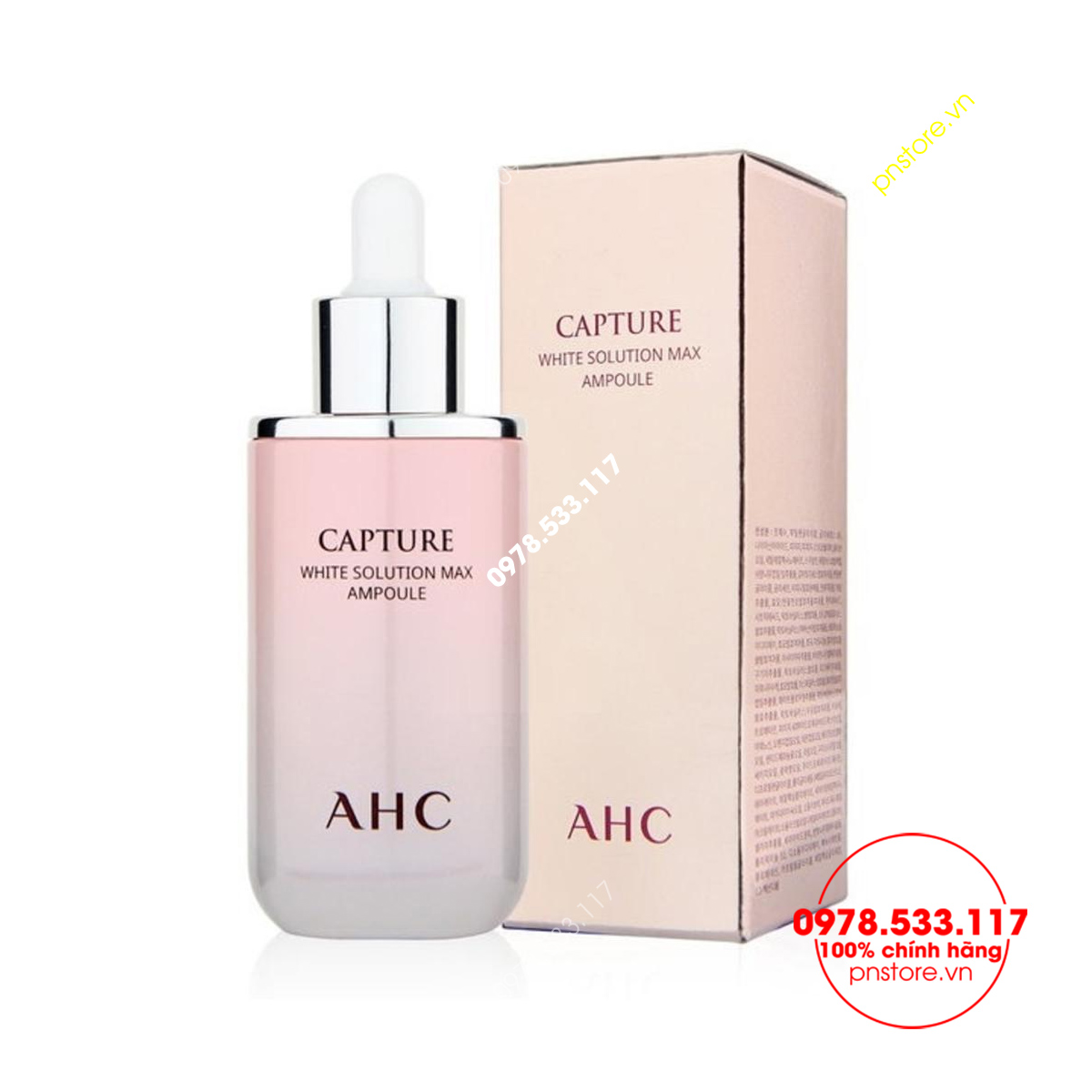 Serum AHC Capture Solution Max Ampoule dưỡng trắng chống lão hóa chính hãng Hàn Quốc