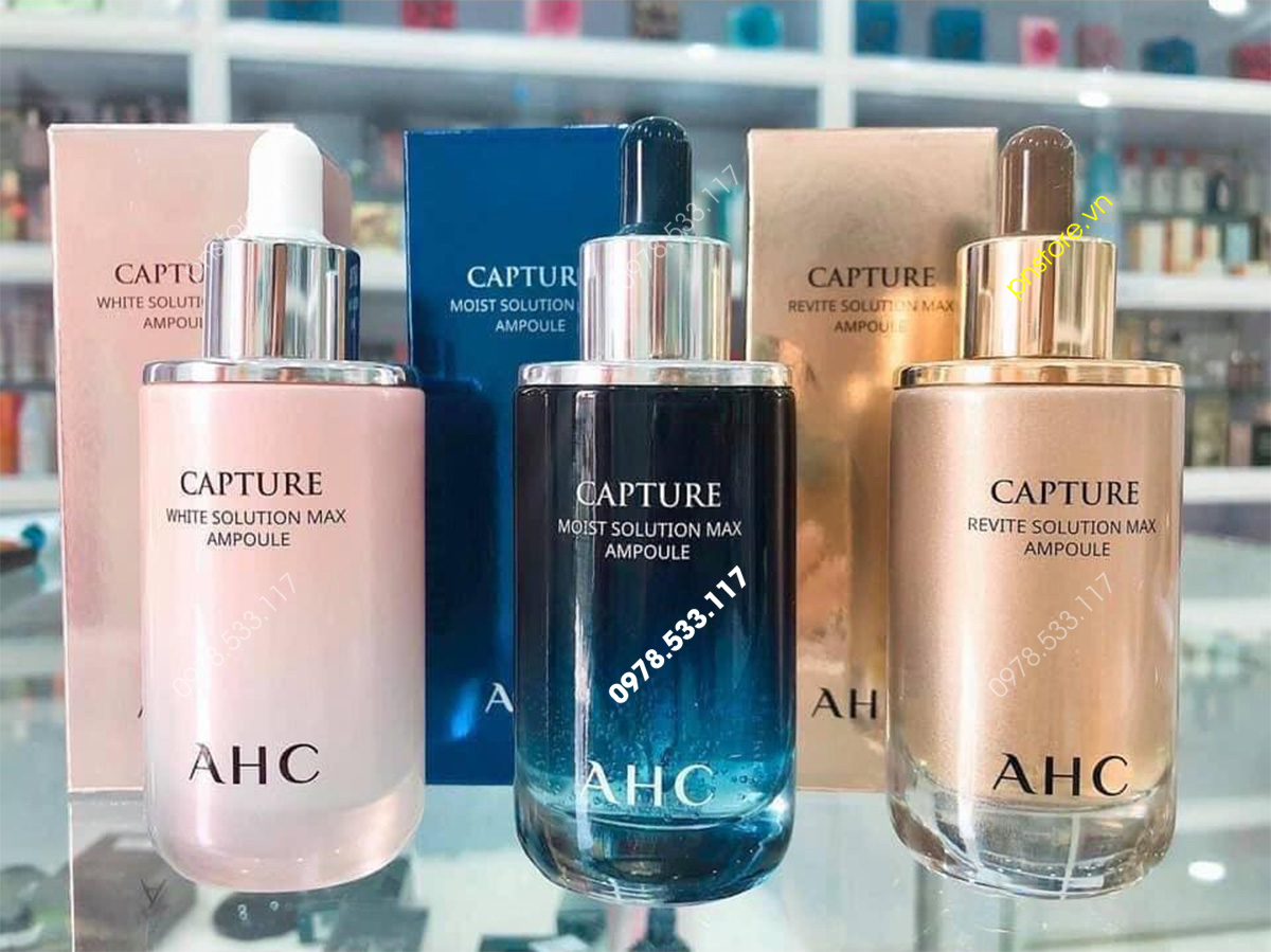 Serum AHC Capture Solution Max Ampoule dưỡng trắng chống lão hóa chính hãng Hàn Quốc