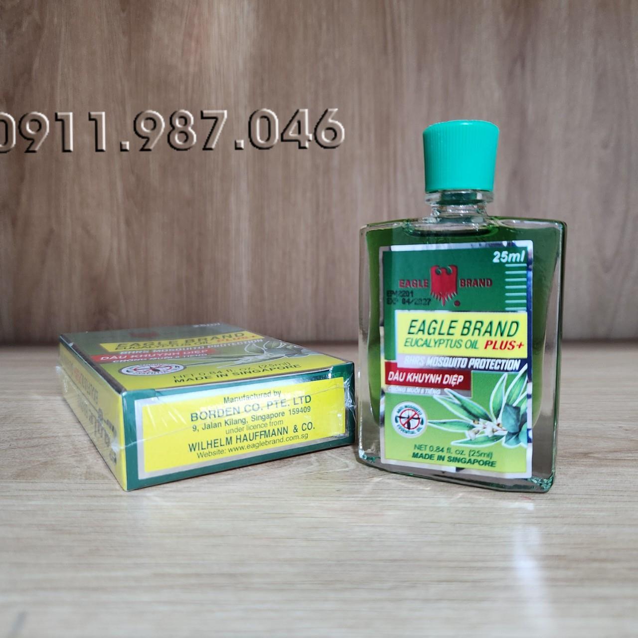 [New 2024] Dầu Khuynh Diệp Eagle Brand Plus+ chống muỗi chính hãng - PN158493