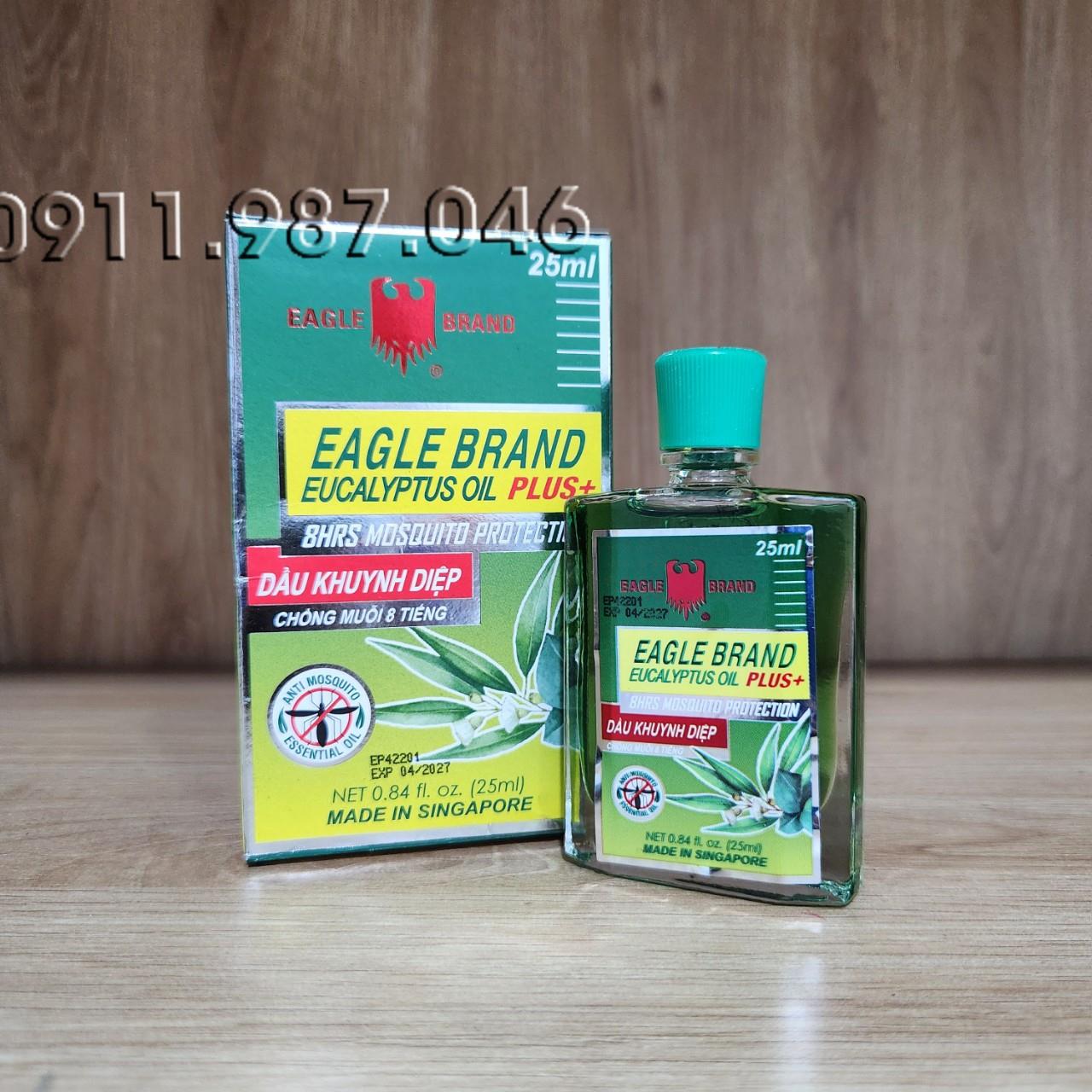 [New 2024] Dầu Khuynh Diệp Eagle Brand Plus+ chống muỗi chính hãng - PN158493