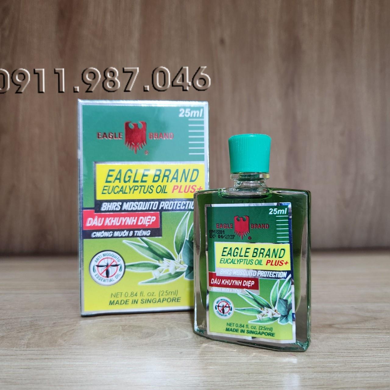 [New 2024] Dầu Khuynh Diệp Eagle Brand Plus+ chống muỗi chính hãng - PN158493