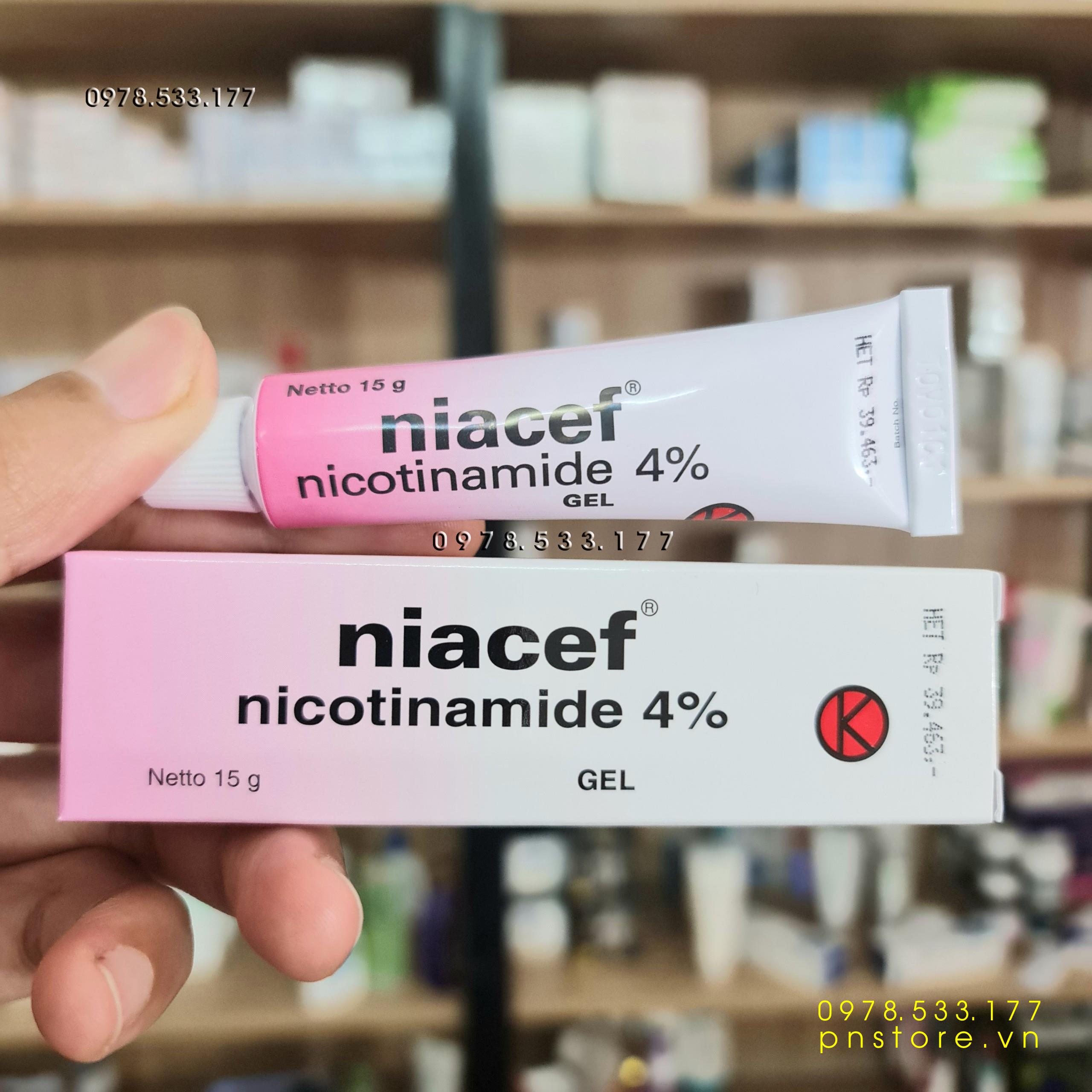 [15g] Gel Niacef Nicotinamide 4% chính hãng - PN100160