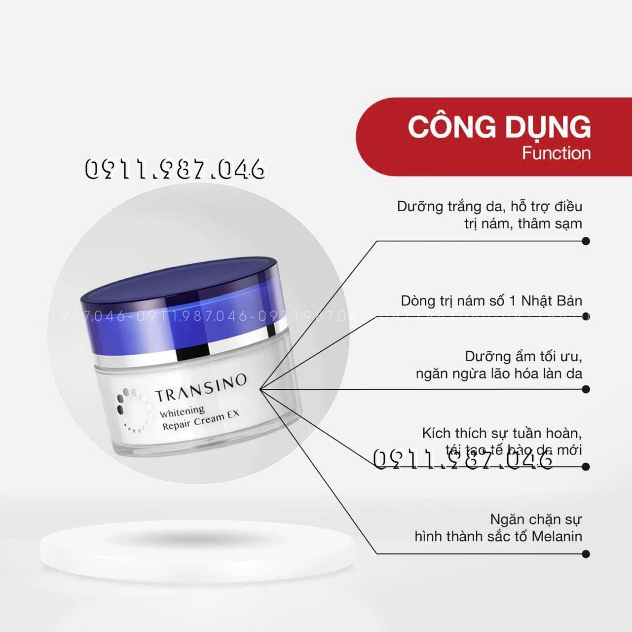 Kem dưỡng trắng da Transino Whitening Repair Cream EX chính hãng - PN158457