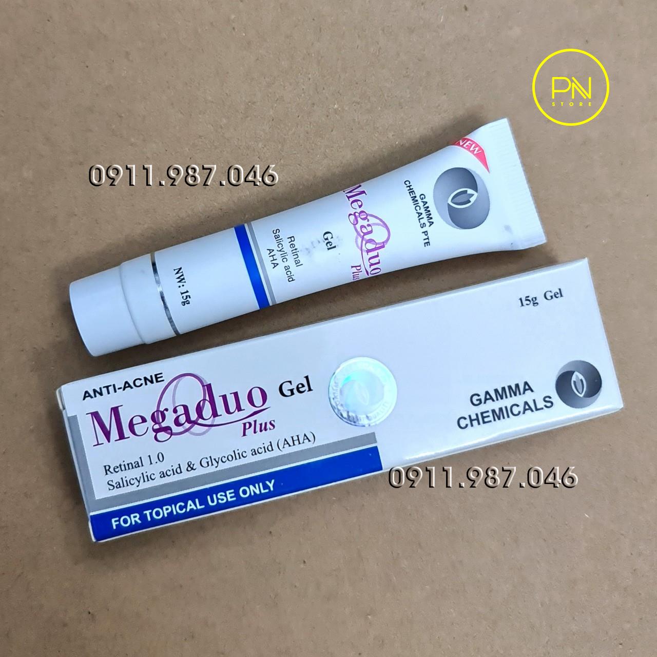 Megaduo Plus gel 15g Retinal 1.0 trị mụn thâm trẻ hóa đẹp da chính hãng - PN100177