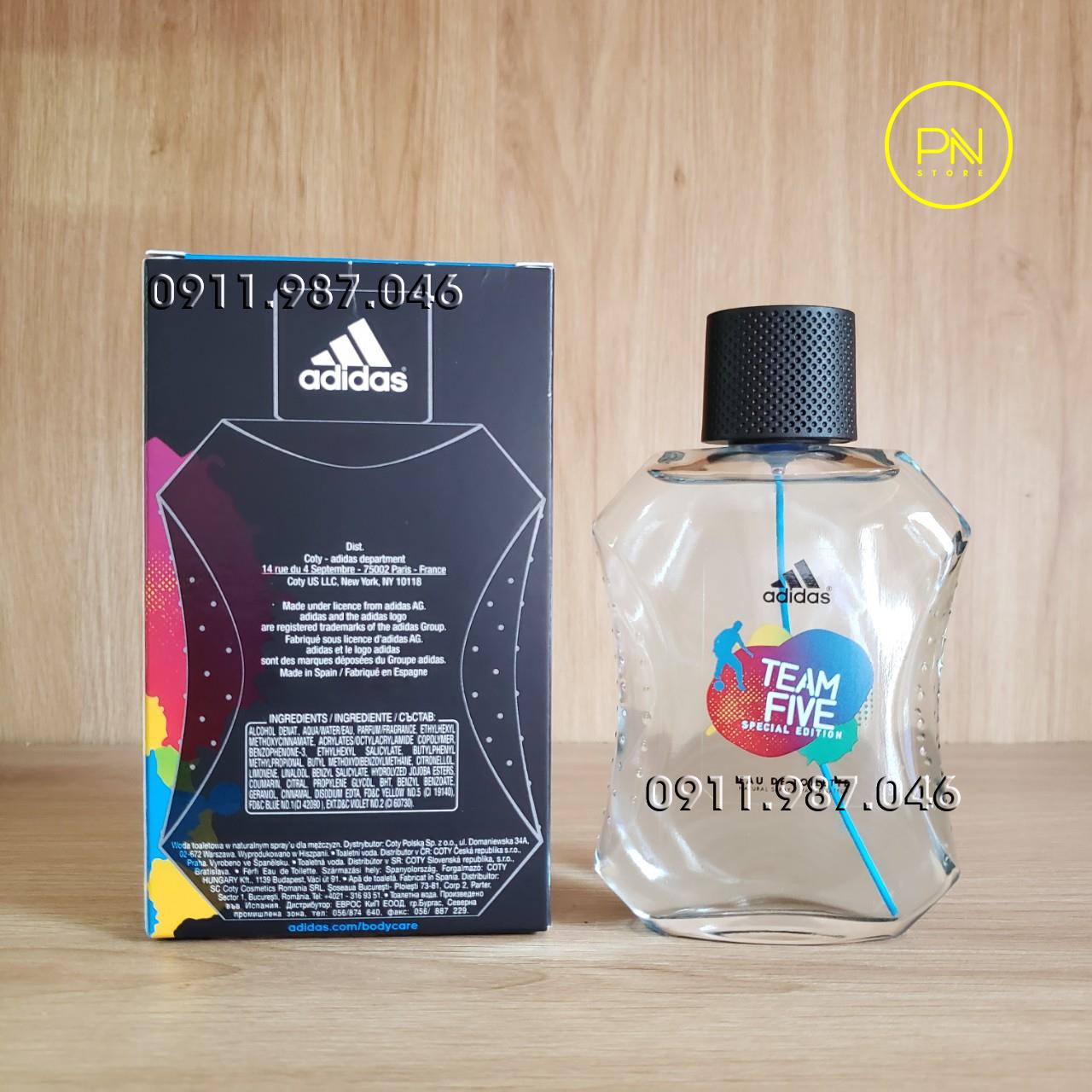Nước hoa nam Adidas Team Five Special Edition EDT 100ml chính hãng - PN102046