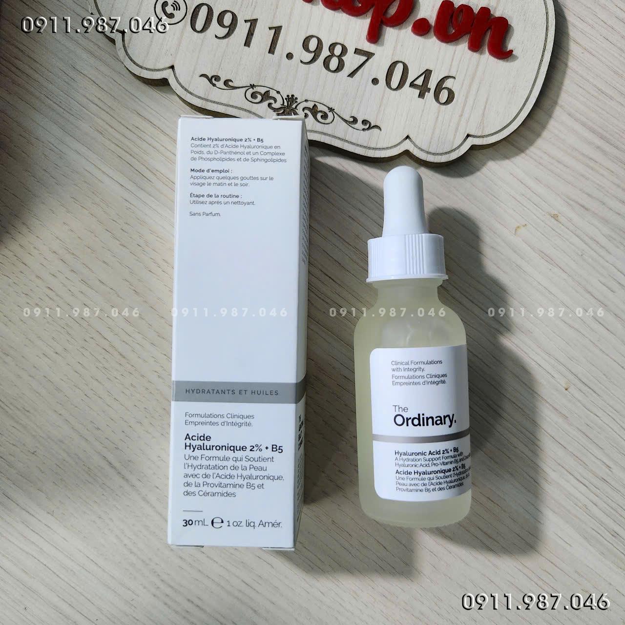  [Nâng cấp 2024] Serum TO Ordinary HA 2% + B5 cấp ẩm phục hồi da chính hãng 30ml/60ml - PN100095