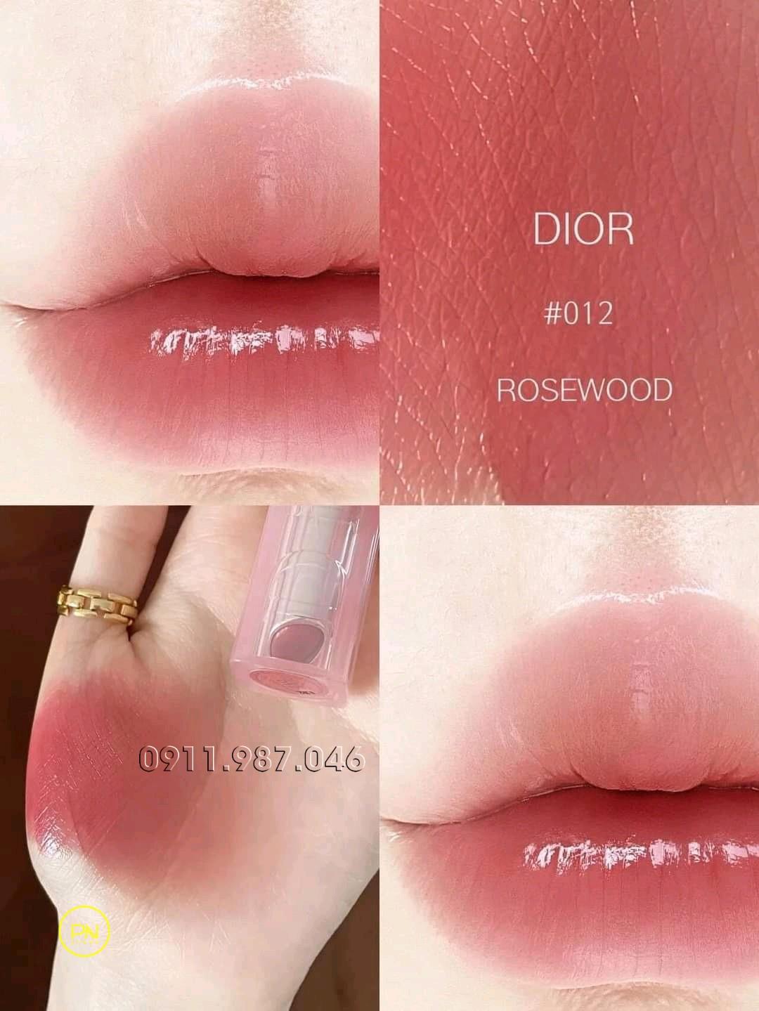 Son dưỡng Dior Addict Lip Glow 012 Rosewood màu cam nâu đất chính hãng - PN158423