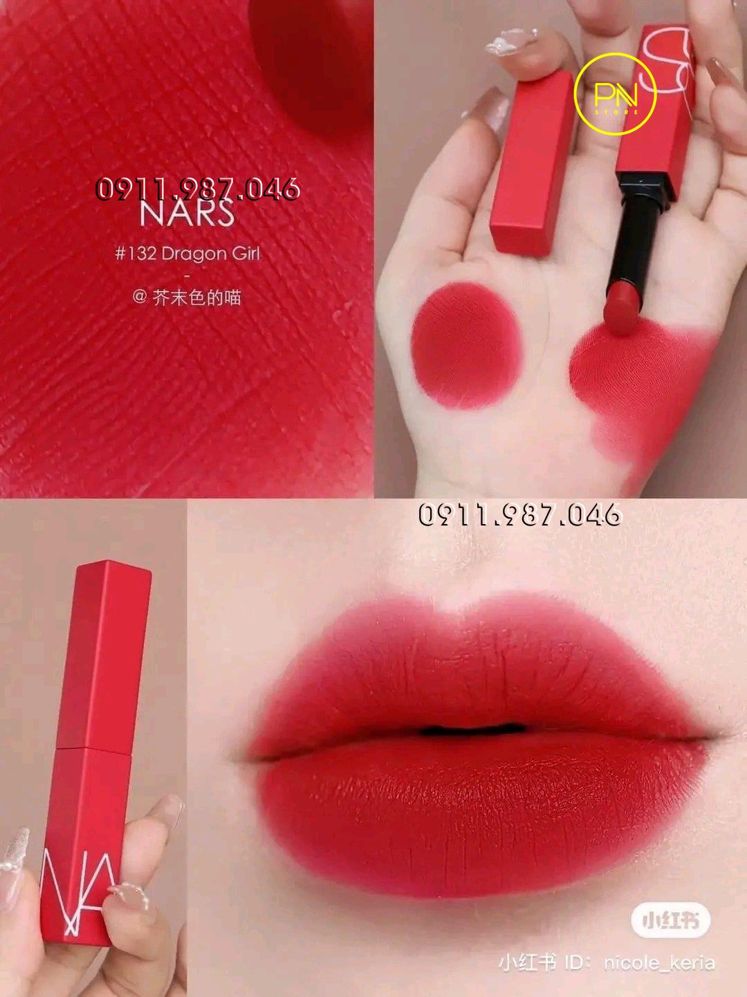 Son Nars 132 Dragon Girl đỏ hồng Ruby chính hãng (Mỹ) - PN158410