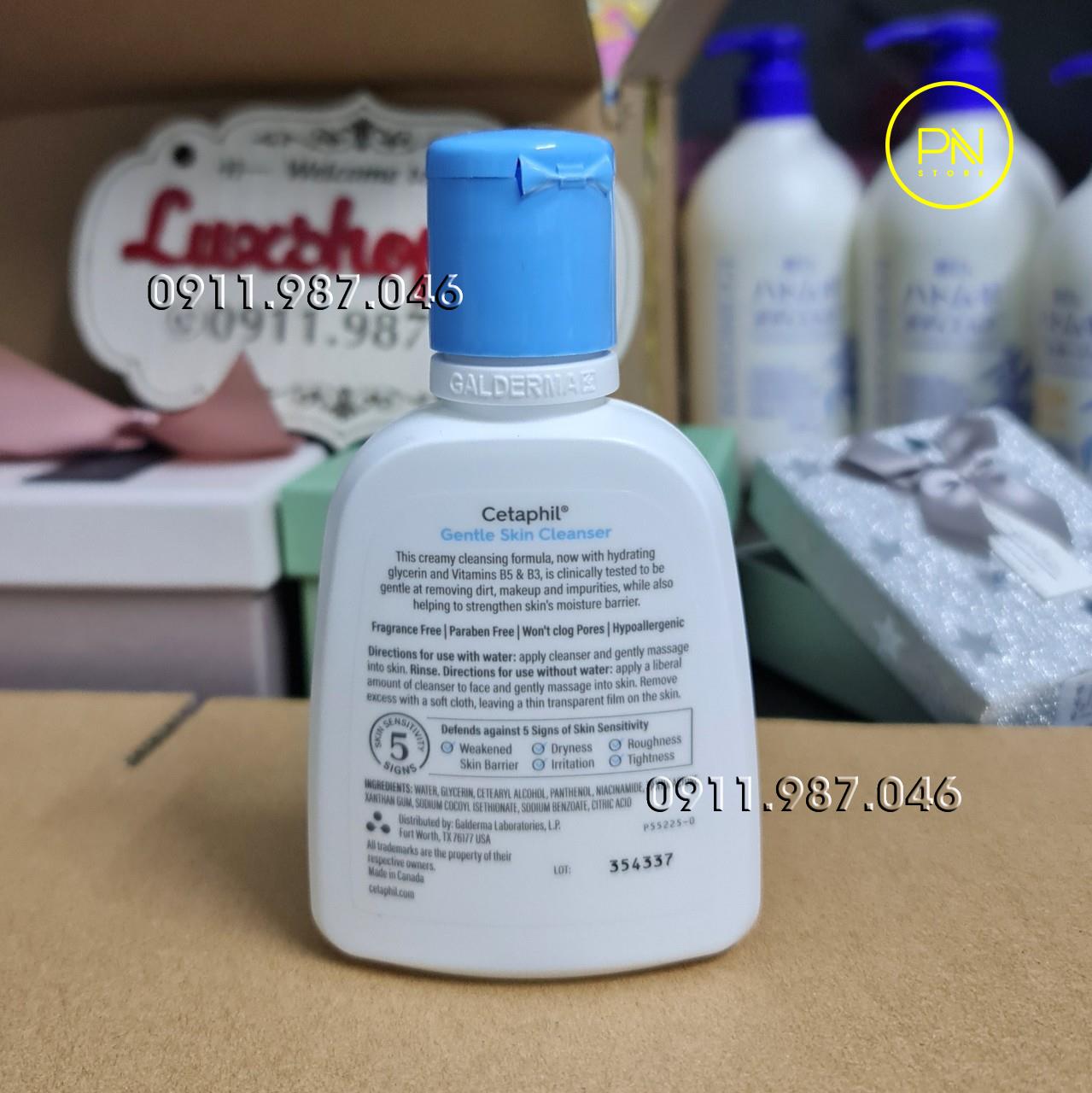 [Mẫu mới] Sữa rửa mặt Cetaphil 118ml chính hãng (Canada) - PN98308