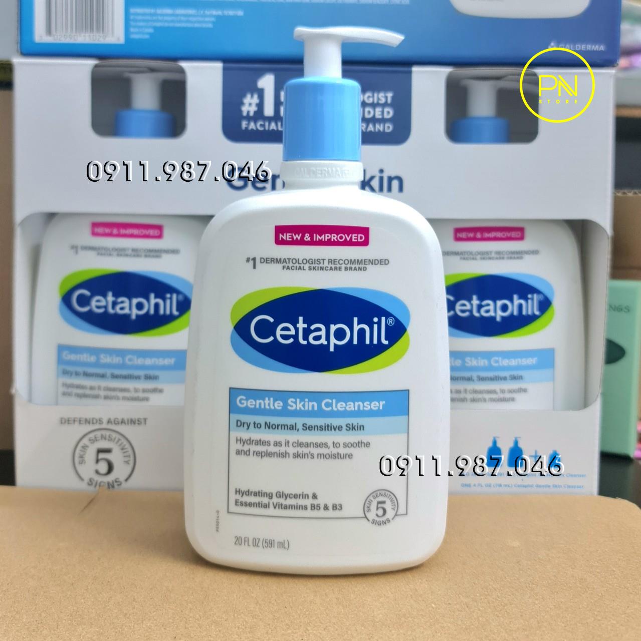 Sữa rửa mặt Cetaphil Gentle Skin Cleanser 591ml chính hãng (Update mới 2022) - PN34214